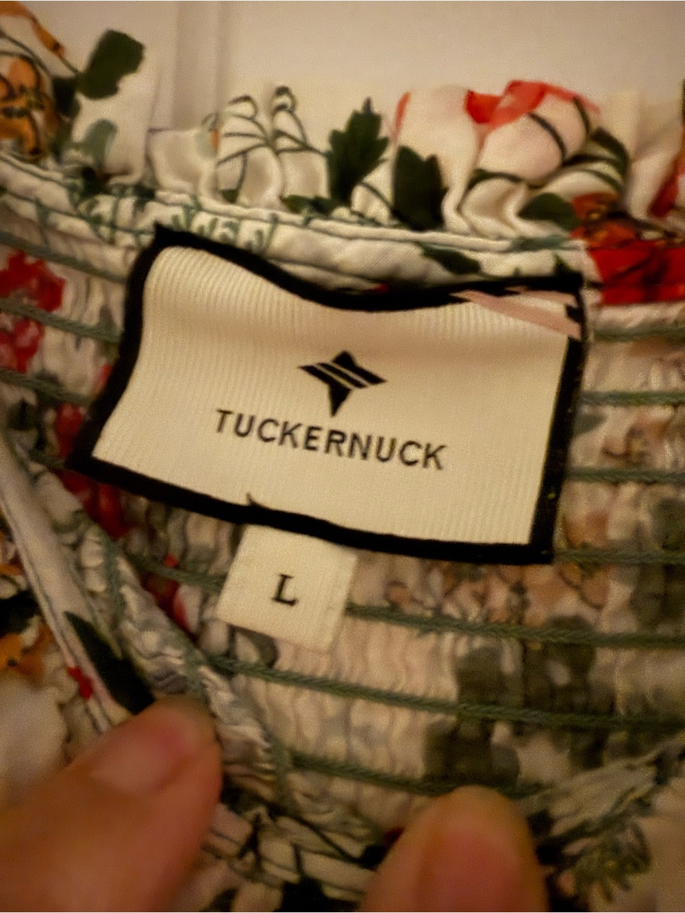 Tuckernuck Floral Smocked Midi - Picture 3 of 3